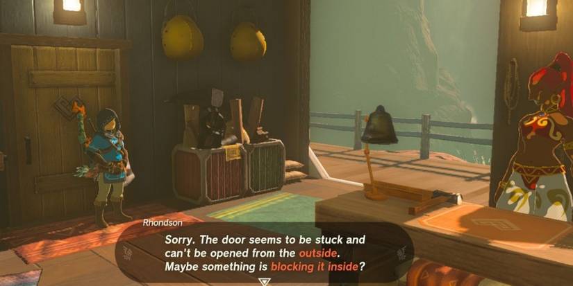 rhondson stuck door dialogue tokt