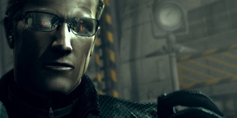 Close up of Albert Wesker in Resident Evil 5