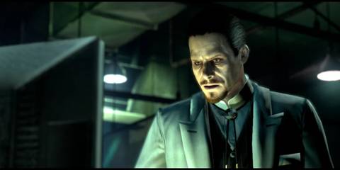 Derek Simmons is a corrupt government offical with ties to the Raccon City incident more acts of bioterrorism.