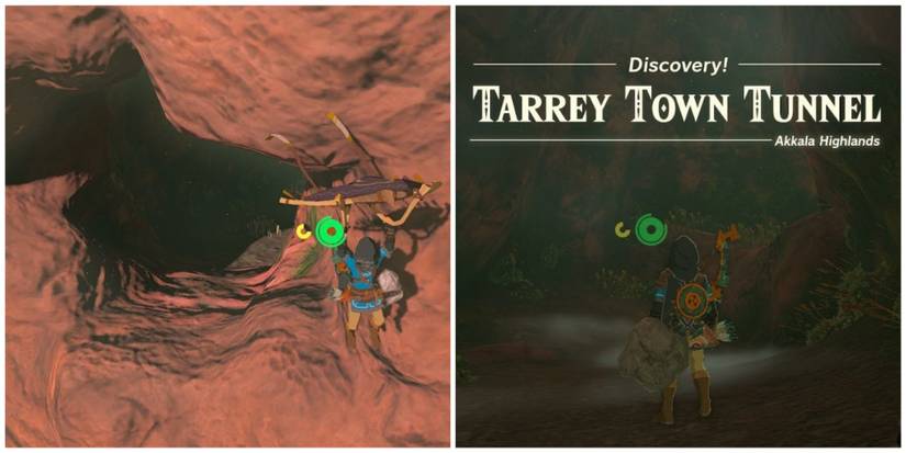 entrance to the tarrey town tunnel cave