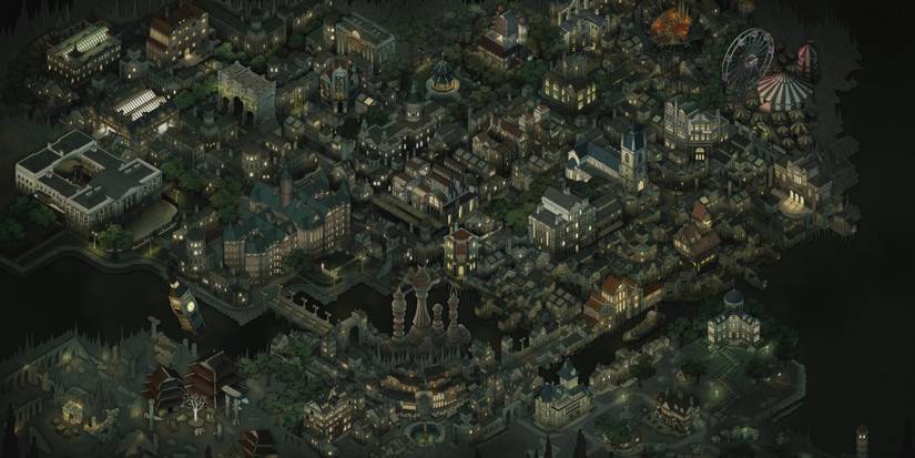 Map of the city in Fallen London