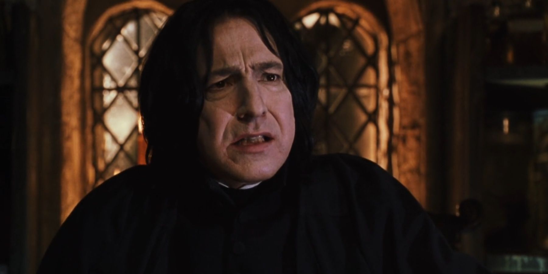 Severus Snape in Harry Potter and the Chamber of Secrets.