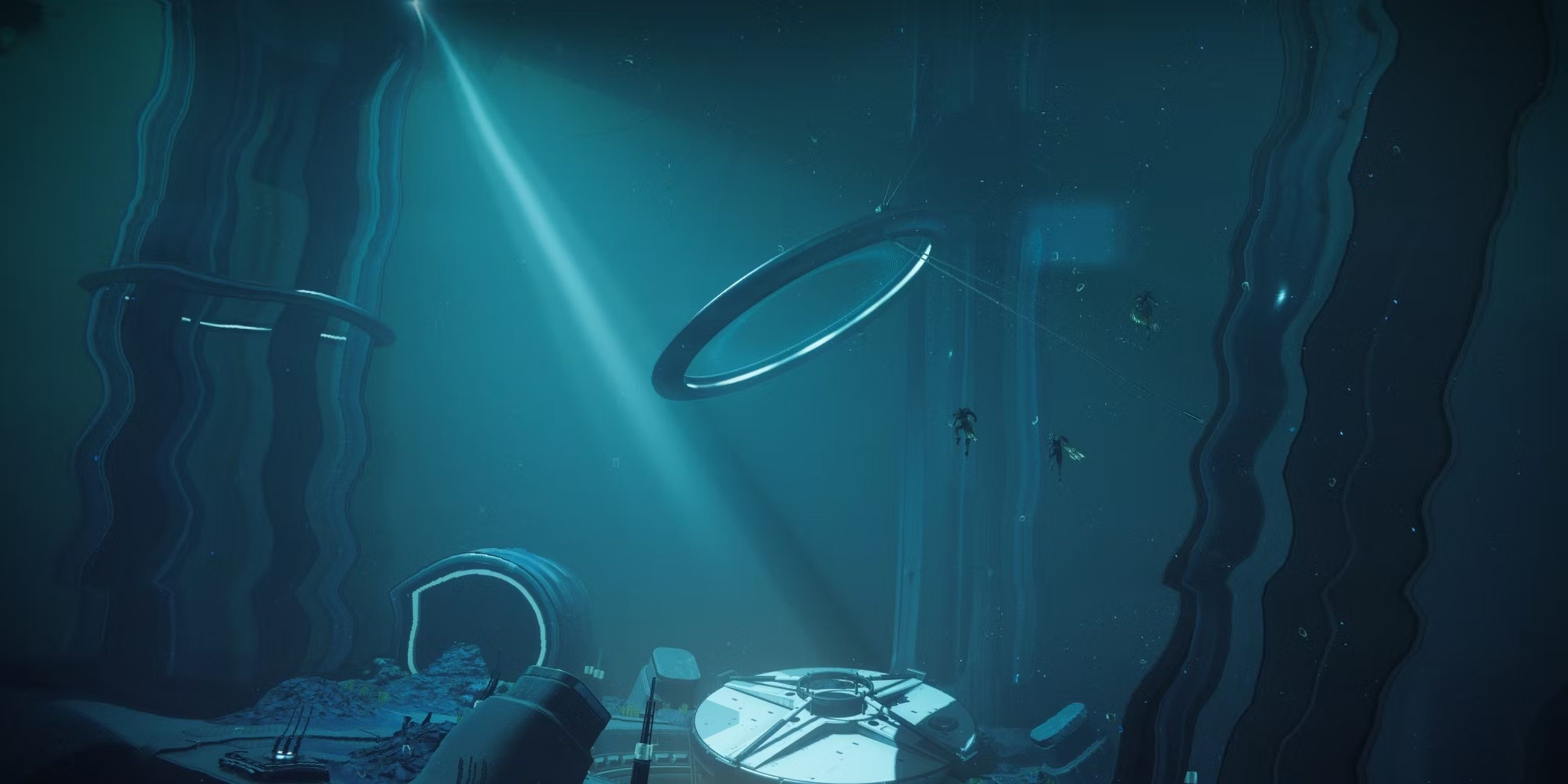 underwater section in ghosts of the deep