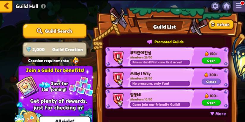 cookie run ovenbreak join guild