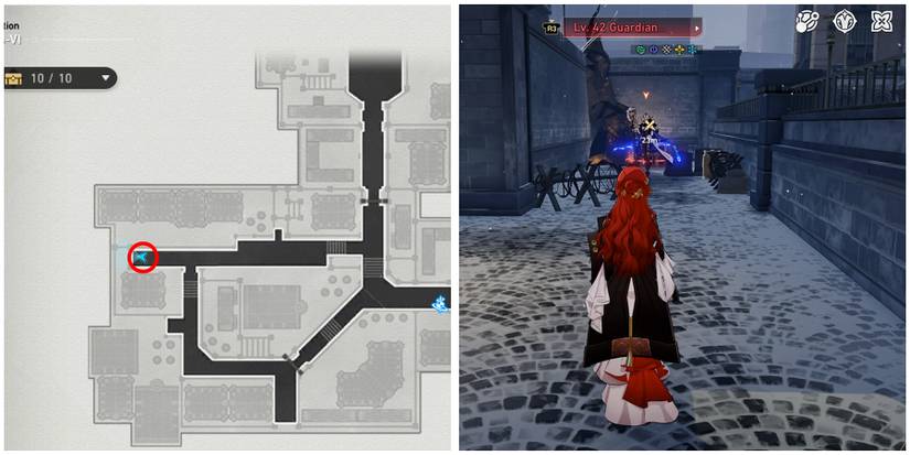 corridor of fading echoes precious chest 2 location in honkai star rail