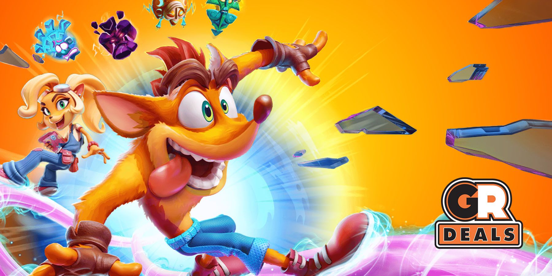 All the Crash Bandicoot characters on Switch and mobile