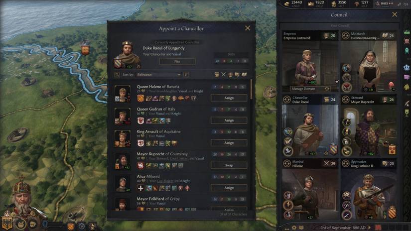 Crusader Kings 3 Council Appointment