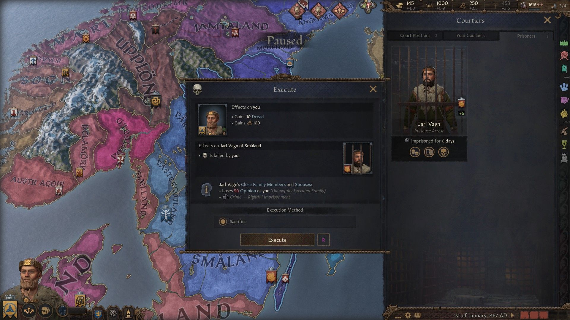 Crusader Kings 3 Dread Execution