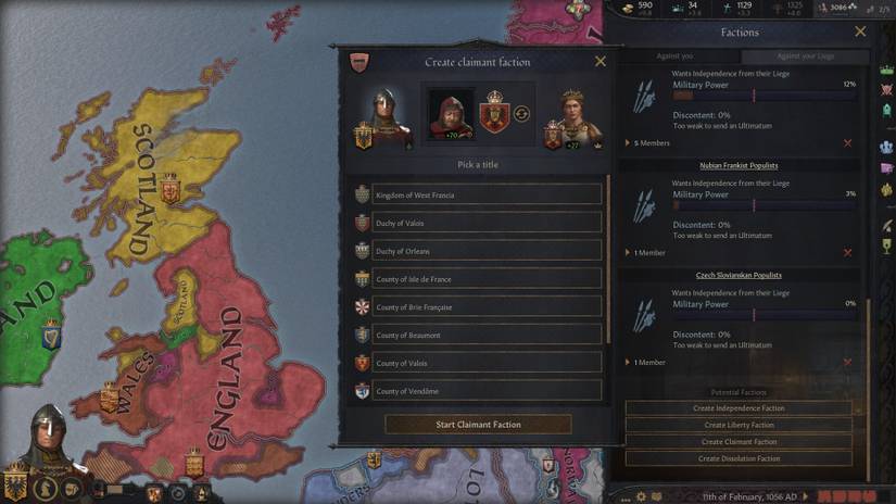 Crusader Kings 3 Faction Creation