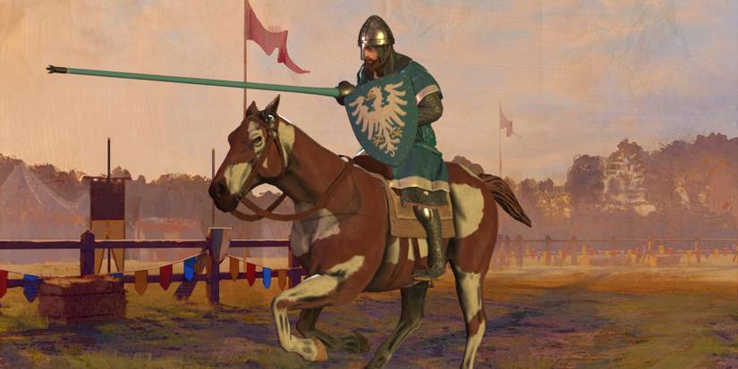 Crusader Kings 3 Knight Jousting