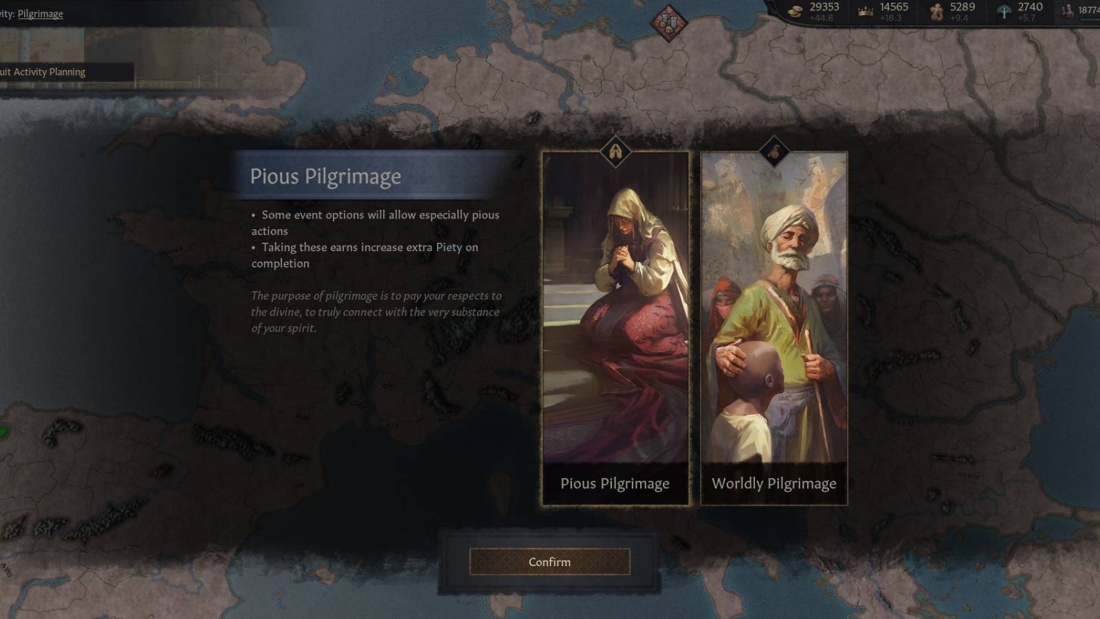 Crusader Kings 3 Pilgrimage Type