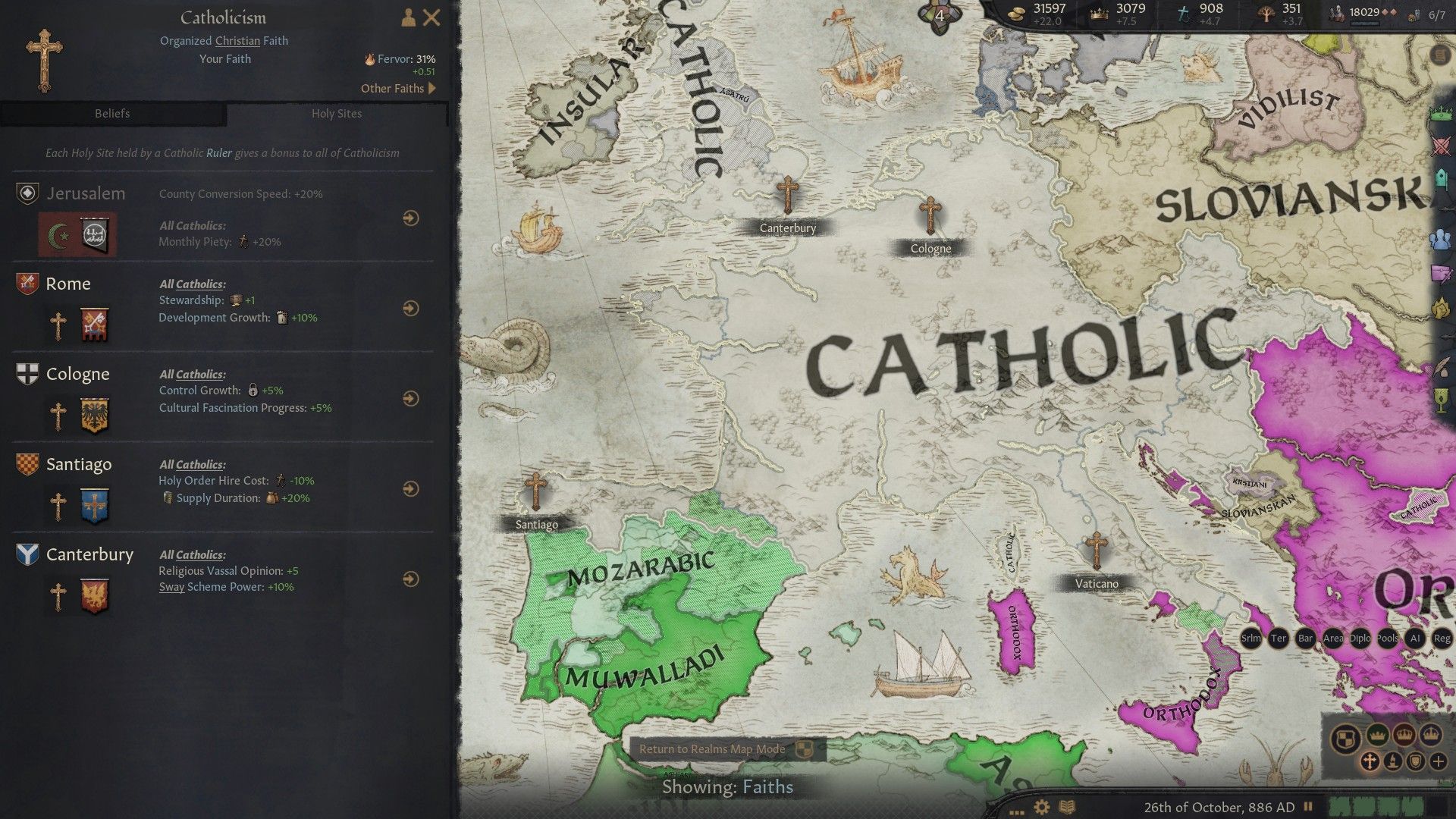 Crusader Kings 3 Religion Holy Sites