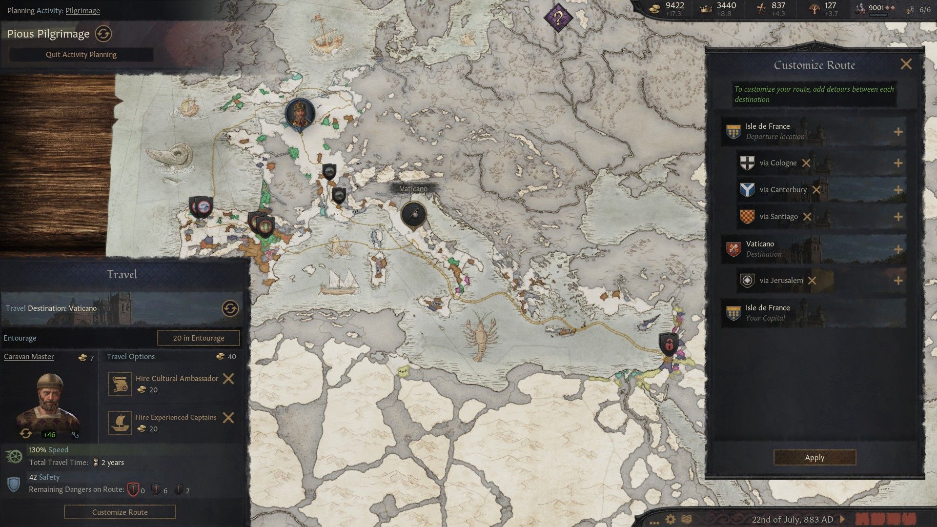 Crusader Kings 3 Line Complete Pilgrimage