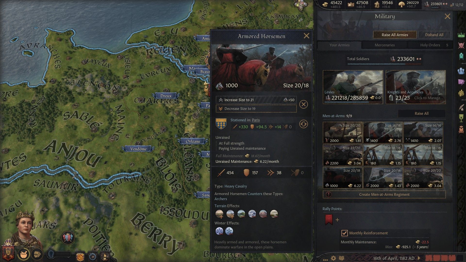 Crusader Kings 3 Stationing Heavy Cavalry