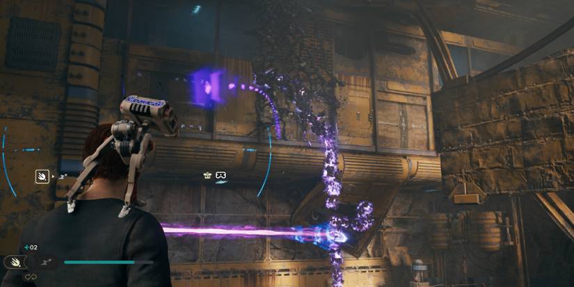 Cal aims the Electro Dart in Star Wars Jedi: Survivor