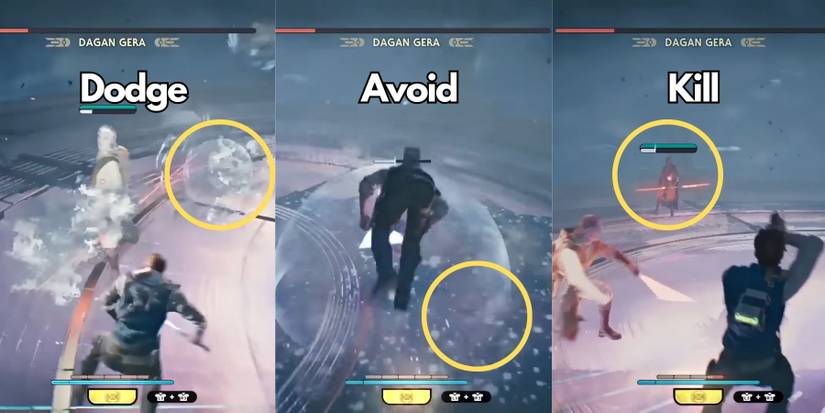 image showing how to beat dagan gera in the third phase of the boss fight in jedi survivor.