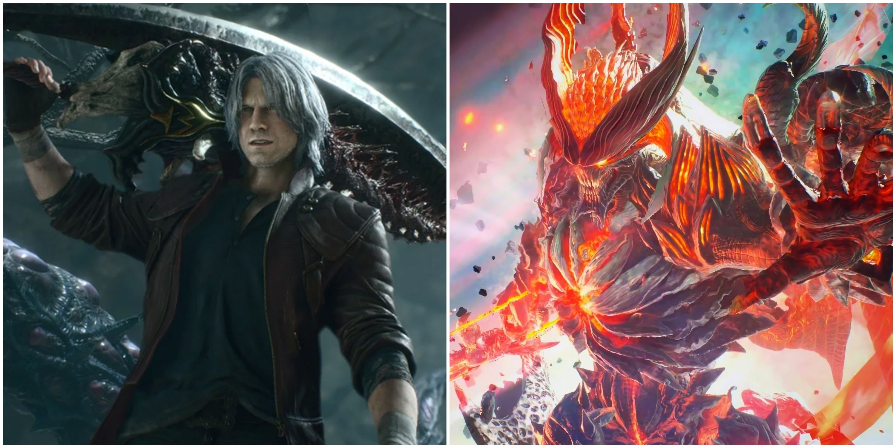 Dante and Devil Trigger in Devil May Cry 5