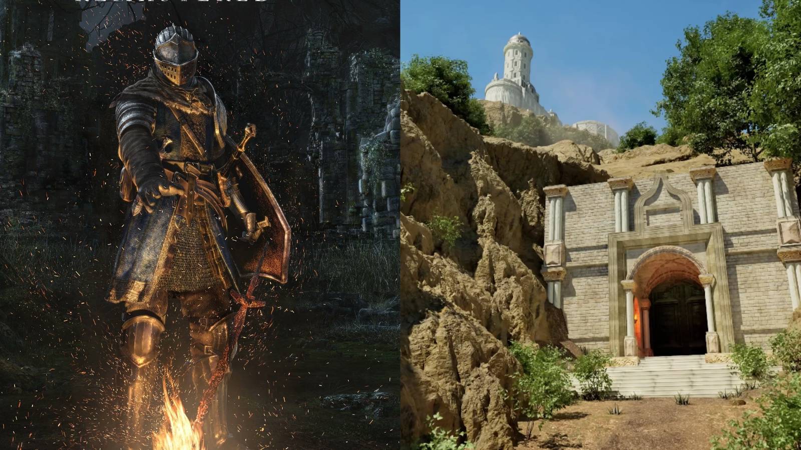 dark souls 1 and archives entrance unreal engine 5