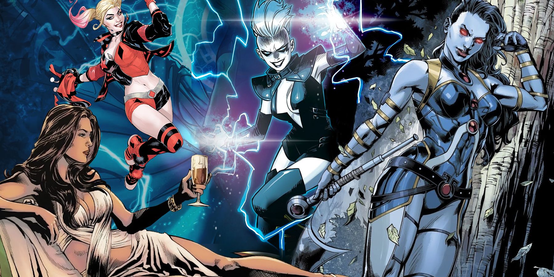 Talia-al-ghul, Harley Quinn, Livewire, and Grail are 4 of the 17 Most Iconic Female Villians in DC comics.