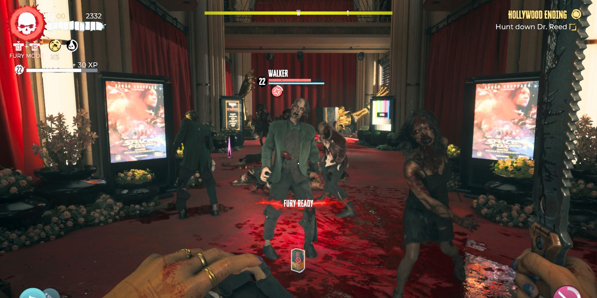 dead island 2 hollywood ending red carpet zombies