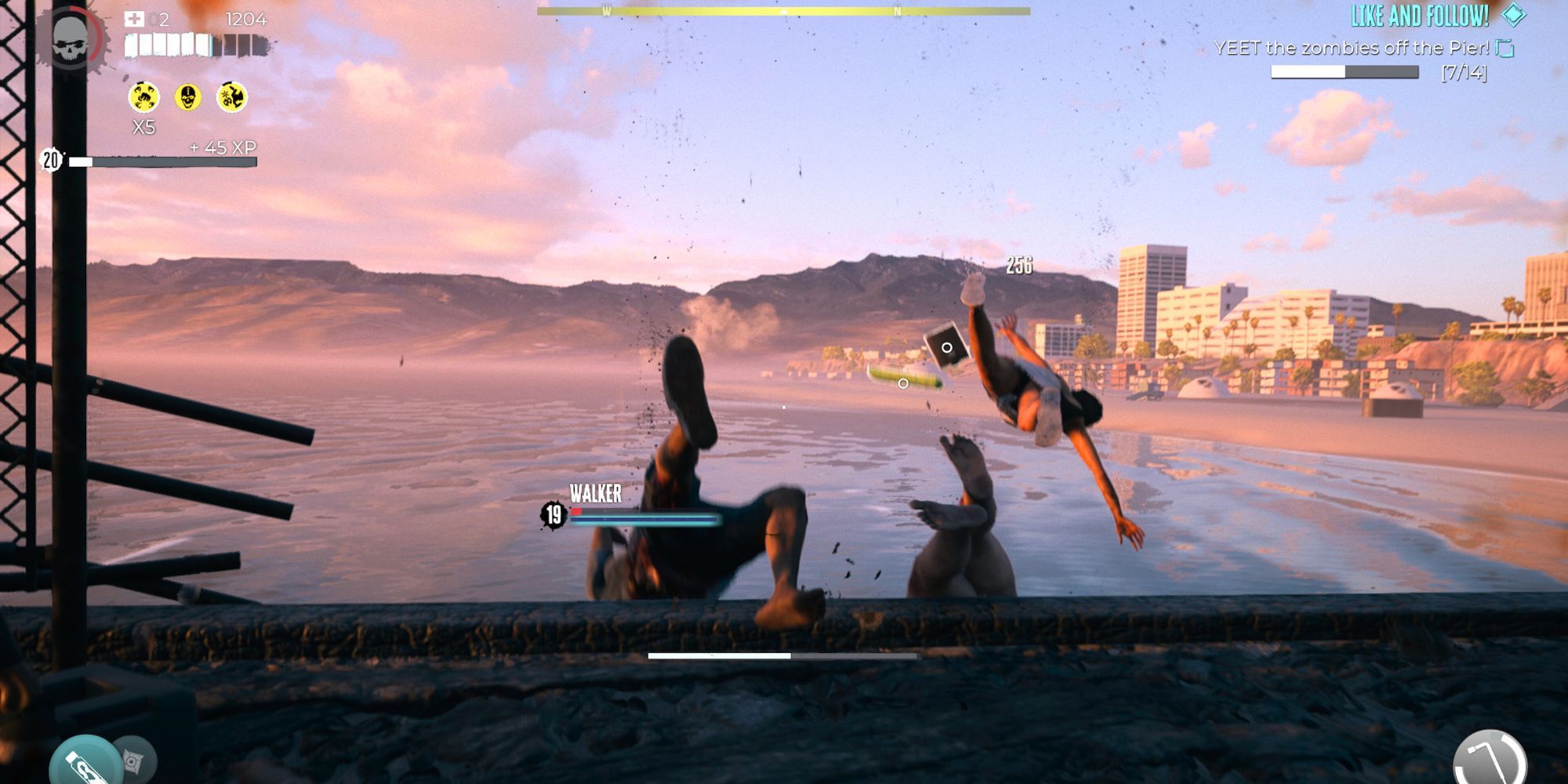 dead island 2 yeet zombies off the pier