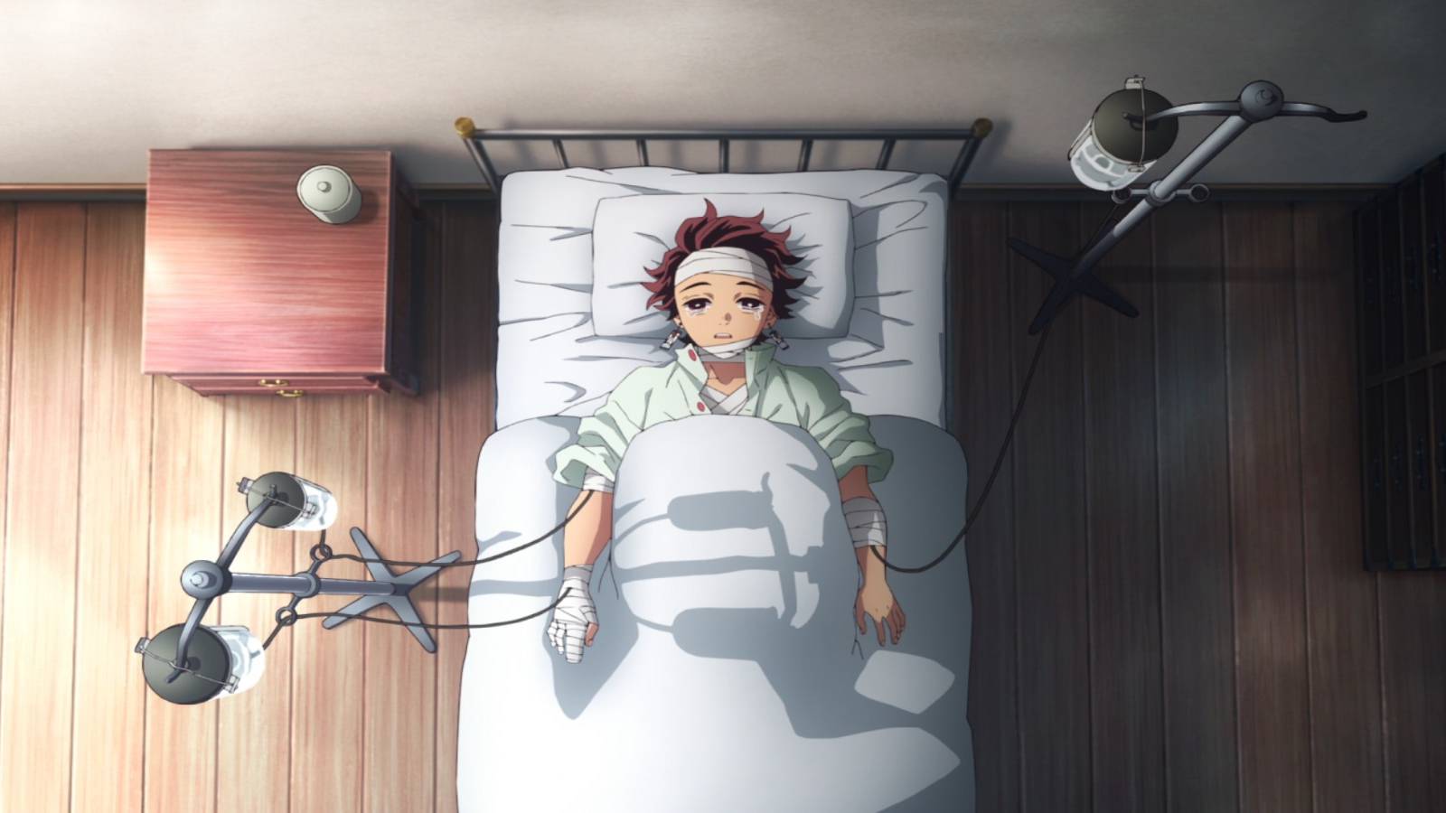 Demon Slayer - Tanjiro Waking Up From Coma