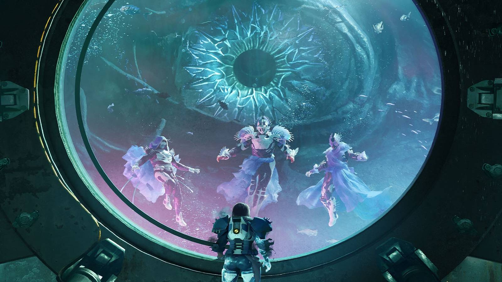 A new, in-game teaser gives guardians a quick glimpse at what may be awaiting them on Titan in Destiny 2 Season of the Deep.