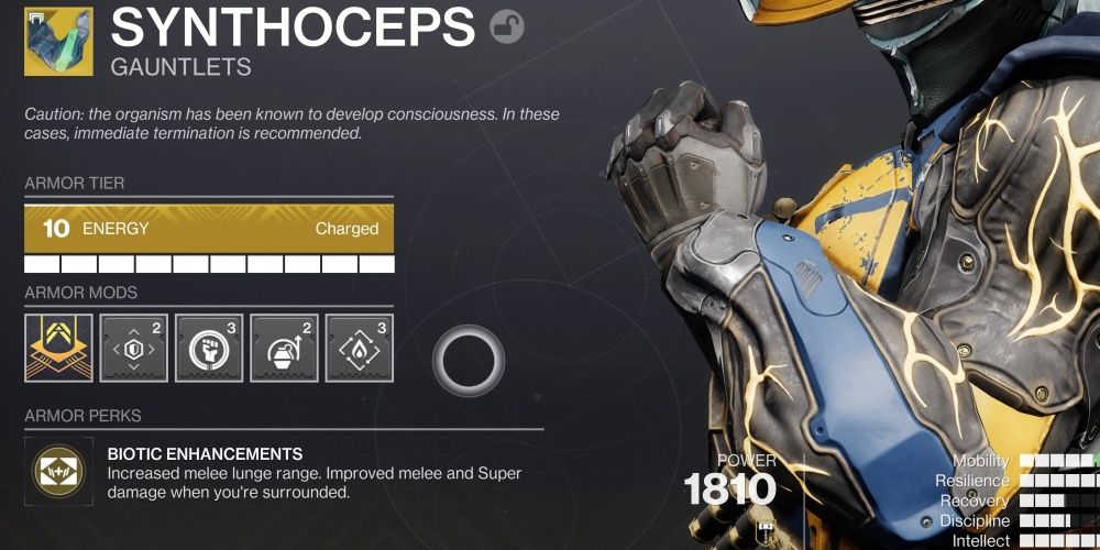synthoceps exotic gauntlets for titans