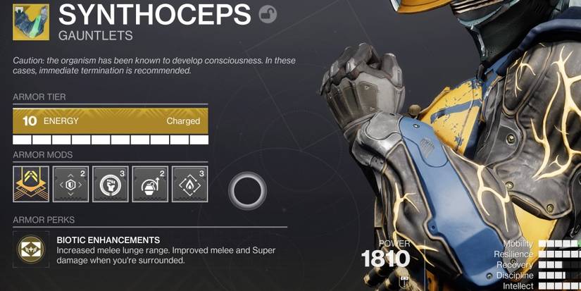 synthoceps exotic gauntlets for titans