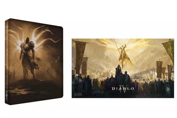 Diablo 4 PS5 with pre order bonus and limited edition Lithiograph  47875103962