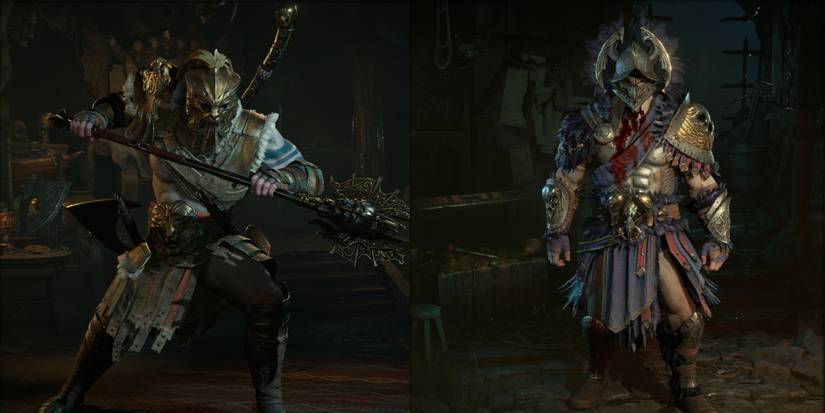 Diablo 4 Cosmetic Shop Barbarian Armor Game