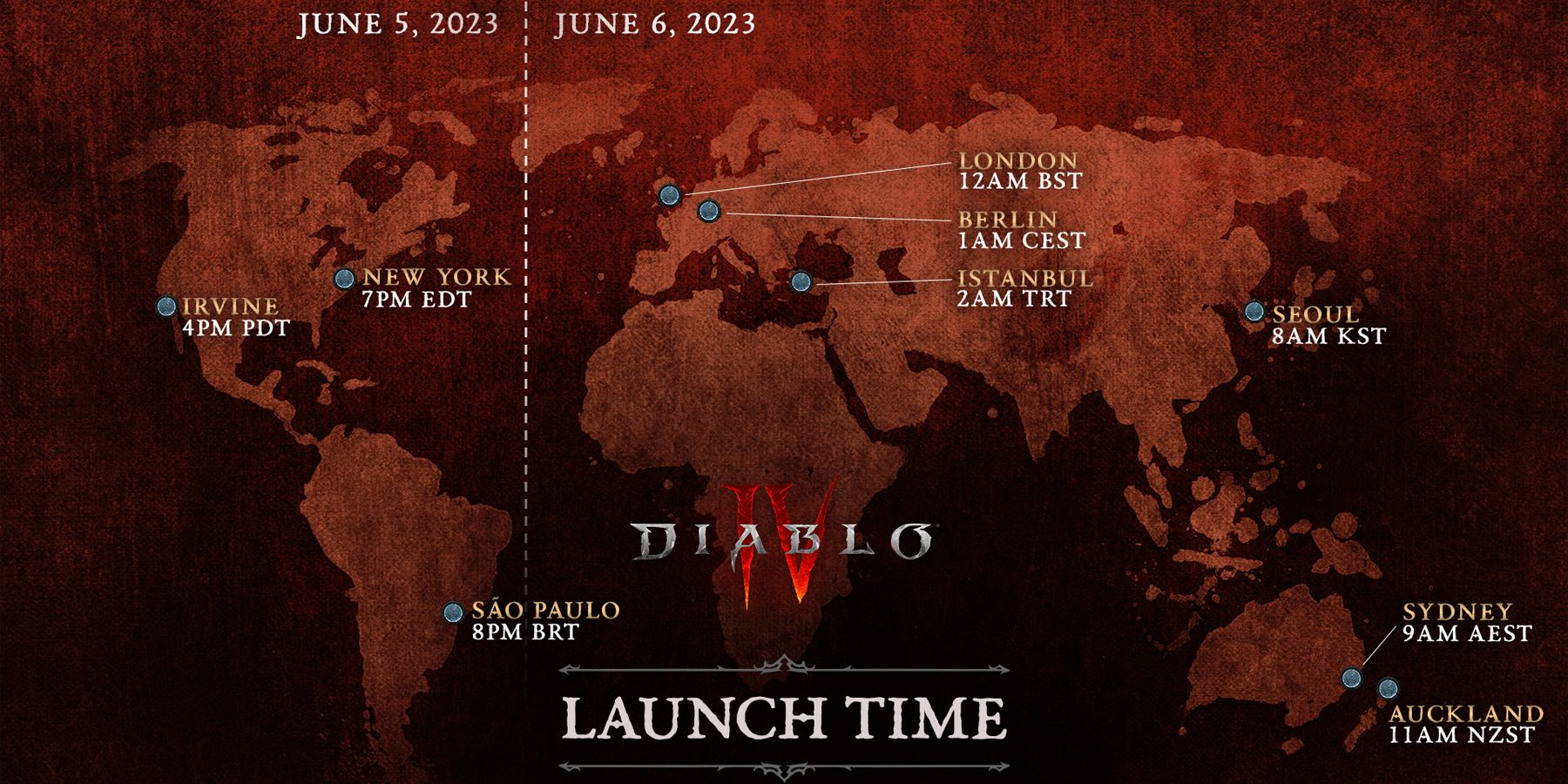 Diablo 4 launch map