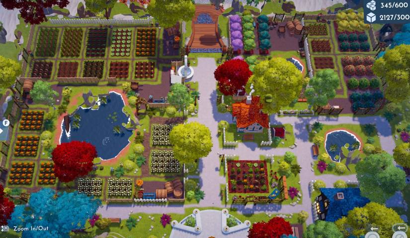 disney dreamlight valley peaceful meadow farm top view