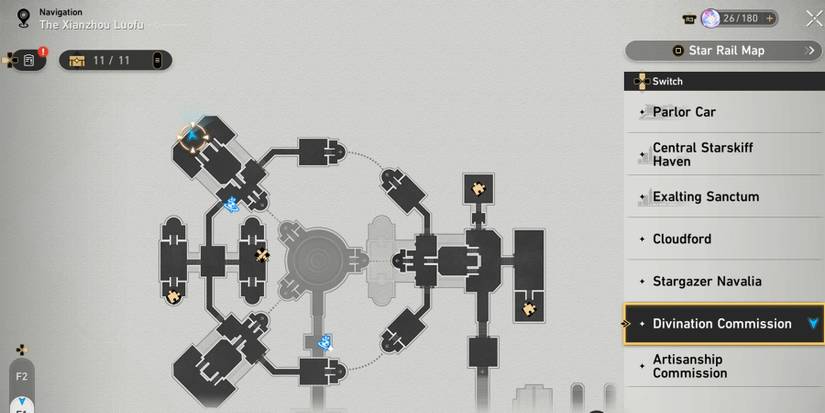 divination commission bountiful treasure 1 location in honkai star rail