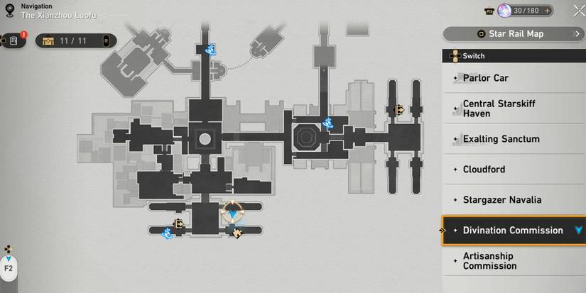 divination commission bountiful treasure 10 location in honkai star rail