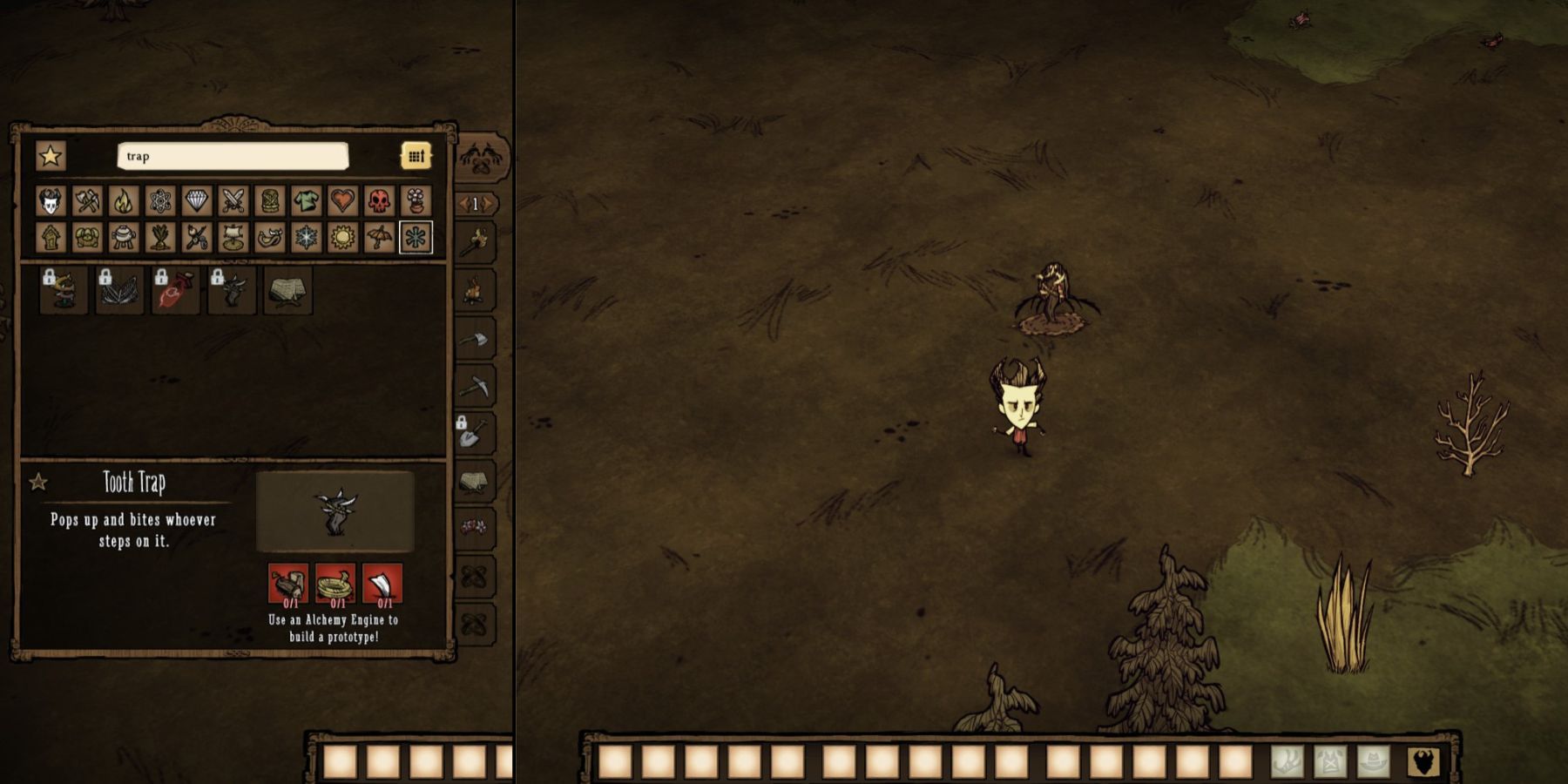 dont starve tooth trap spider