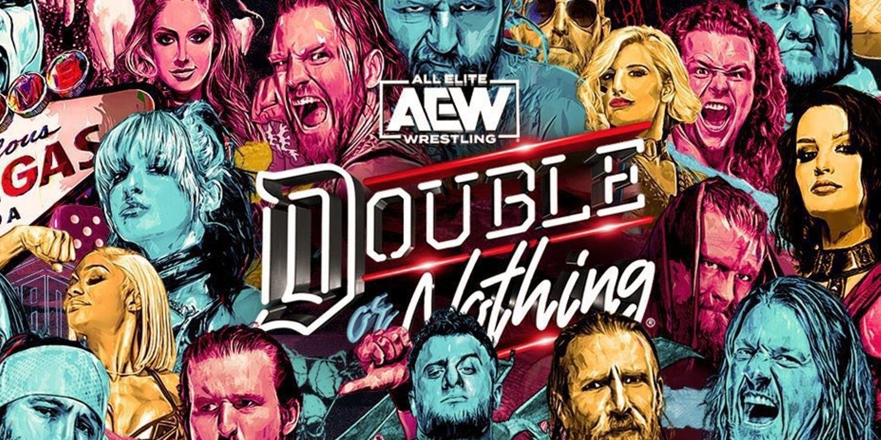 AEW Double or Nothing 2023 cover poster