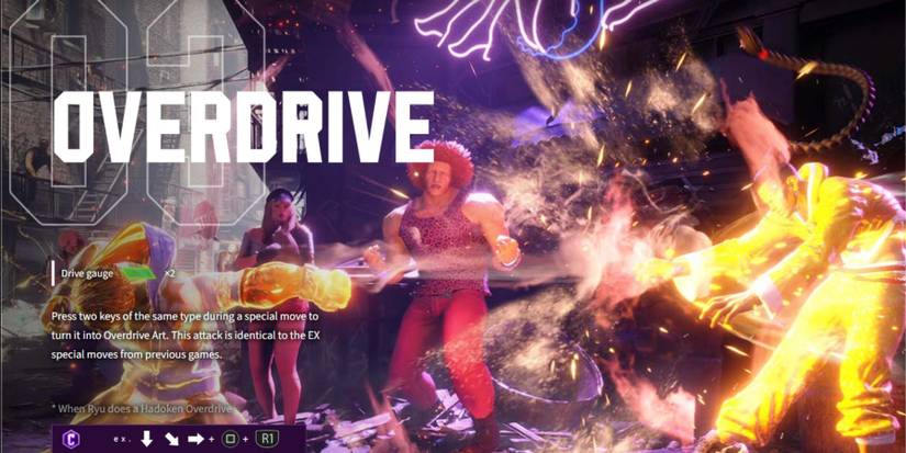 image showing the overdrive in street fighter 6.