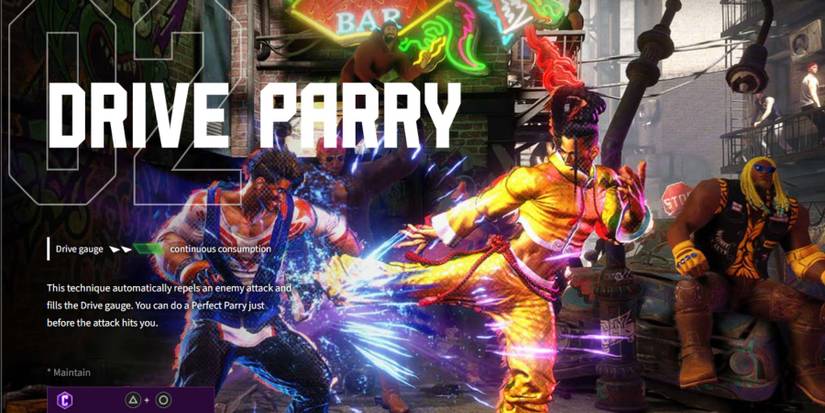 image showing the drive parry in street fighter 6.