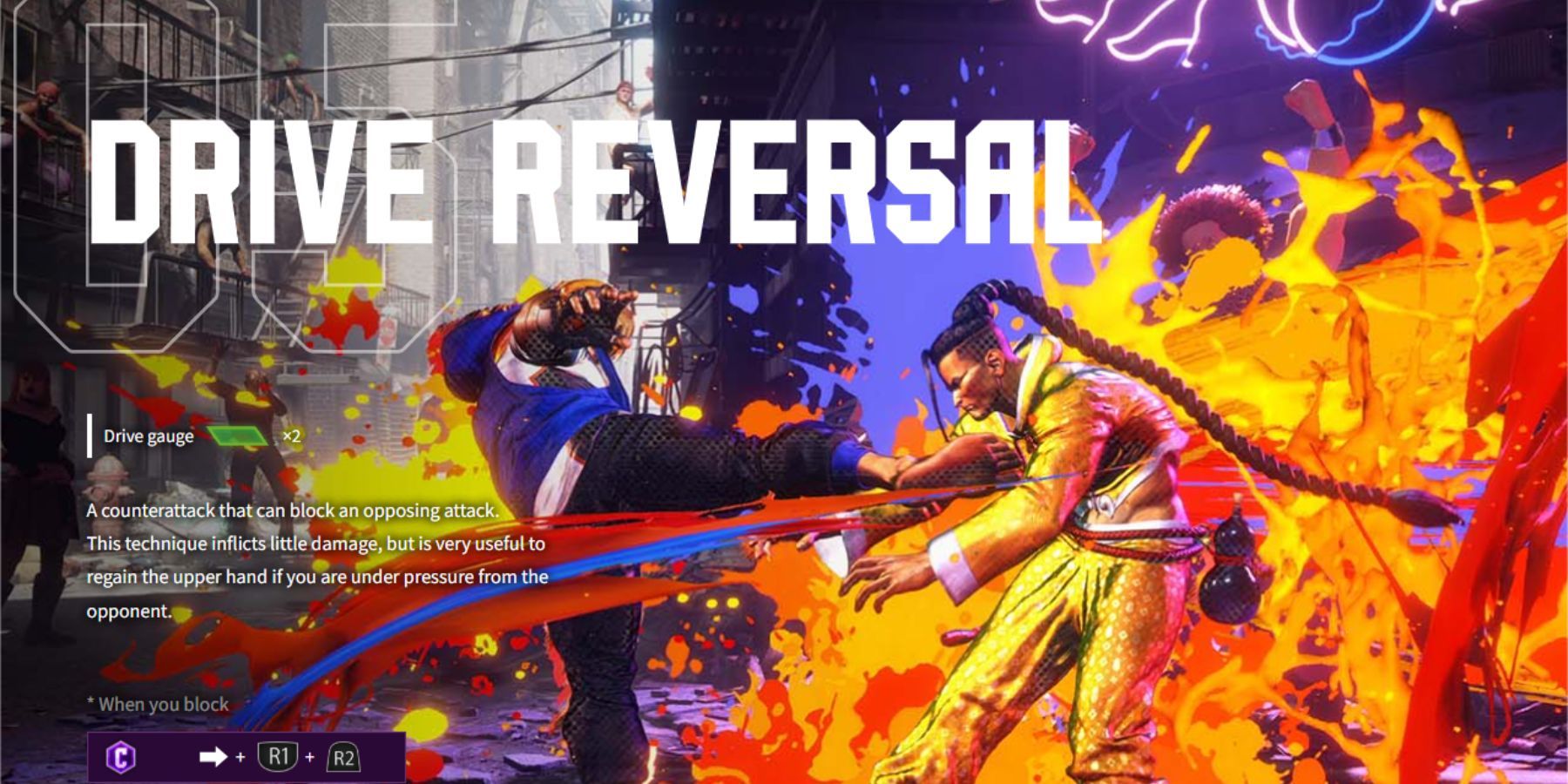 image showing the drive reversal in street fighter 6.