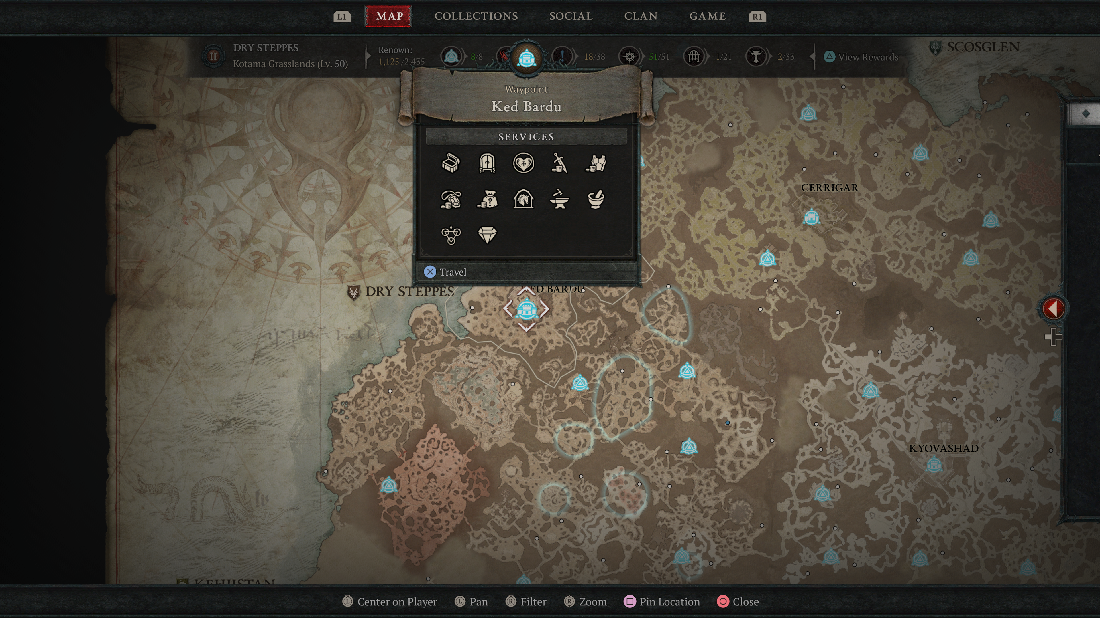 Discover All 8 Dry Steppes Waypoints in Diablo 4
