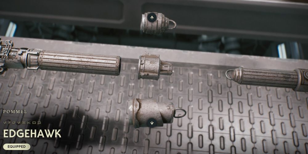 Edgehawk pommel in Star Wars Jedi: Survivor