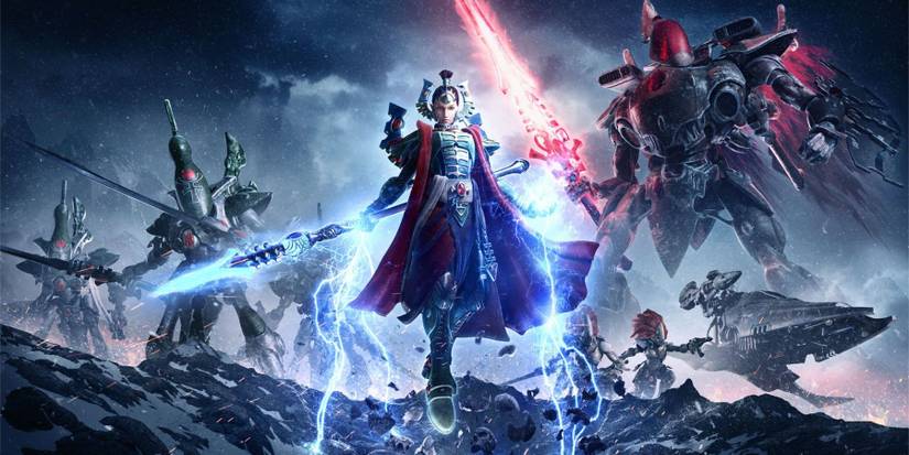 Eldar units preparing for battle