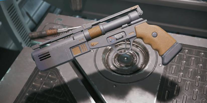 image showing the enforcer blaster in star wars jedi survivor.