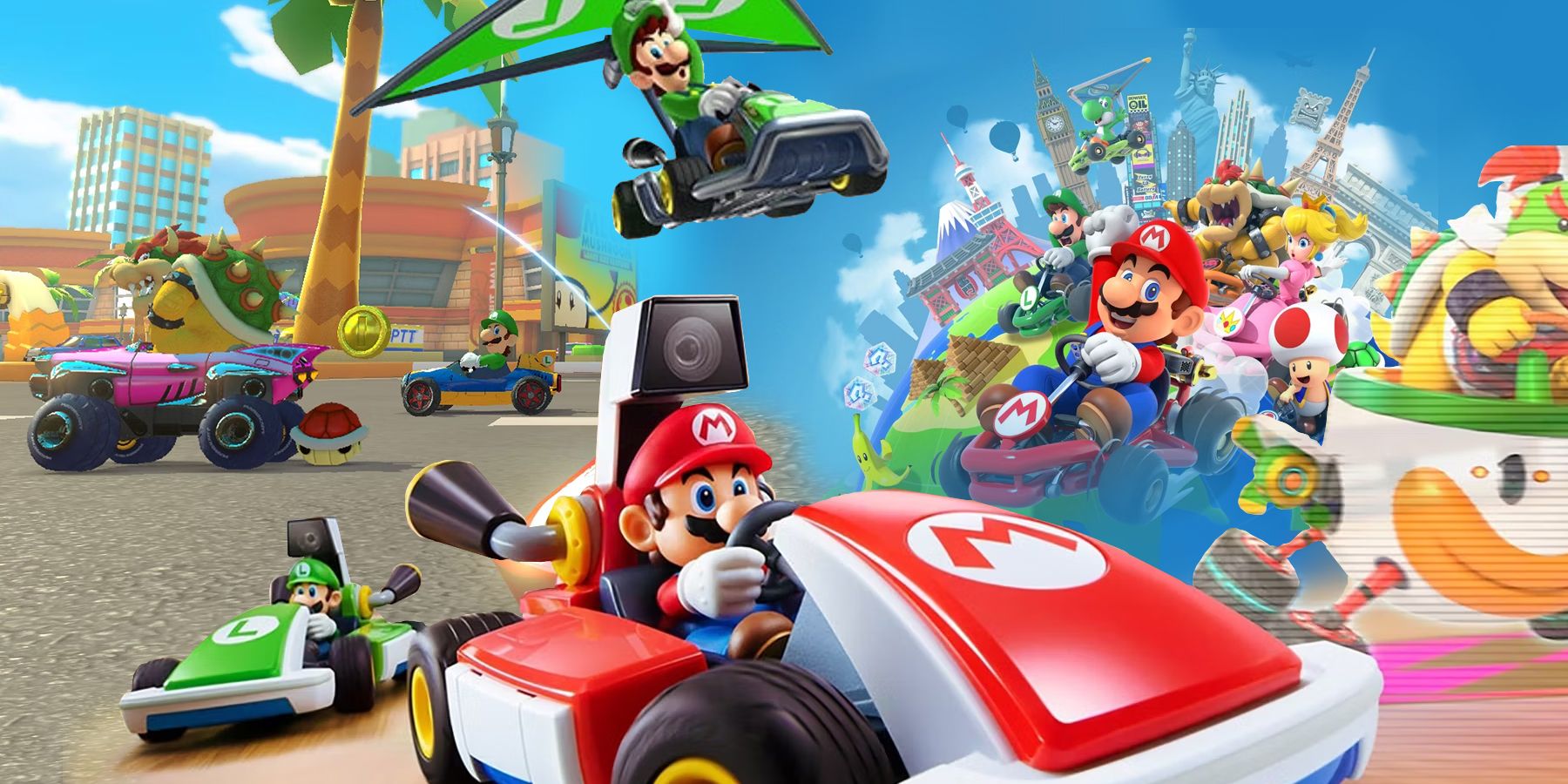 Mario Kart Live: Home Circuit, Mario Kart Tour, Mario Kart 7 e Mario Kart 8 Deluxe estão entre nossas classificações de todos os jogos de Mario Kart