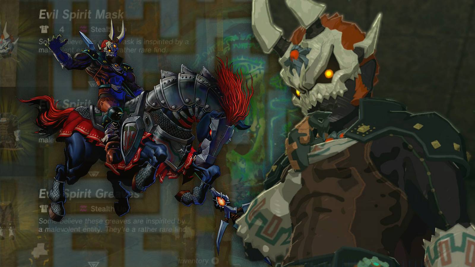 zelda tears of the kingdom evil spirit armor