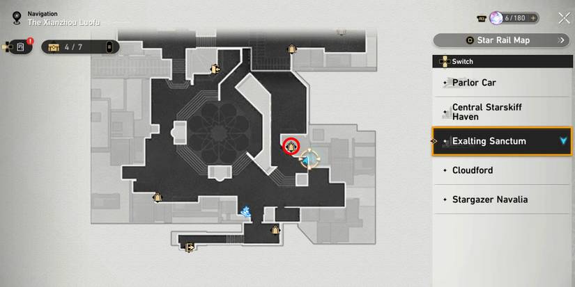 exalting sanctum chest 6 location in honkai star rail