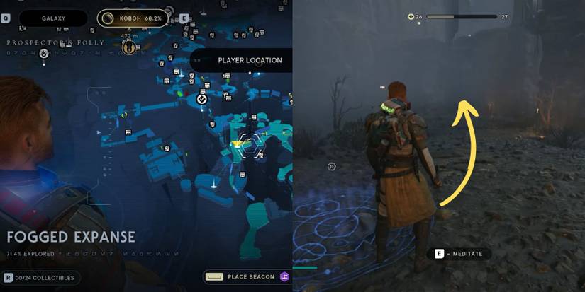 image showing the location of the exile costume colors in jedi survivor.