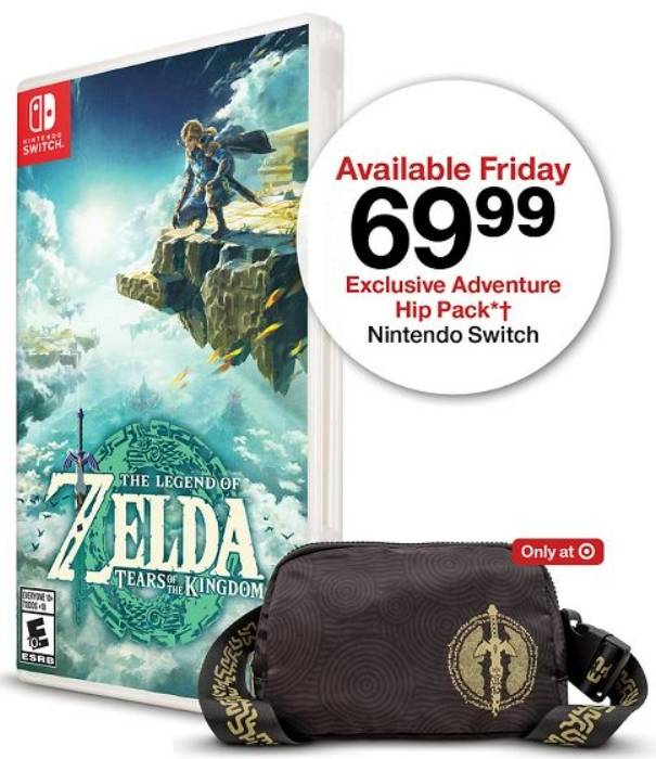 Hip Pack given out for free at Target on the Tears of the Kingdom launch day.