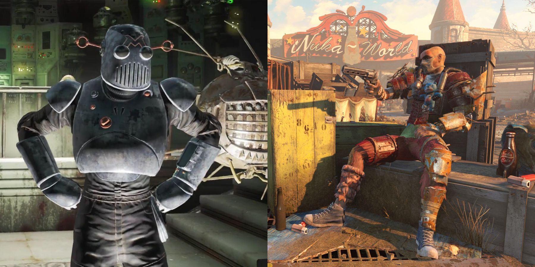 Fallout 4 Mechanist and Nuka World raider